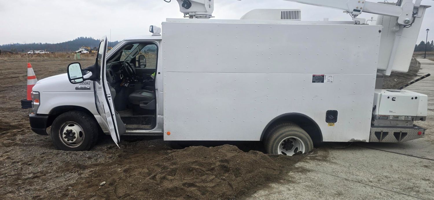 Truck Stuck in the Dirt